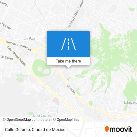 Mapa de Calle Geranio