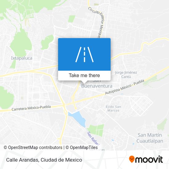 Calle Arandas map