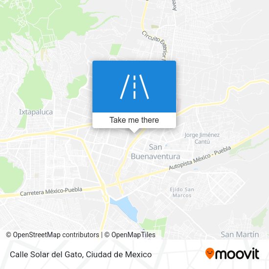 Calle Solar del Gato map
