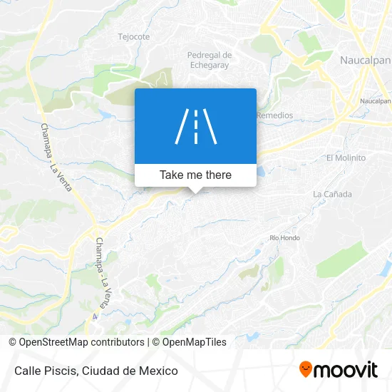 Mapa de Calle Piscis