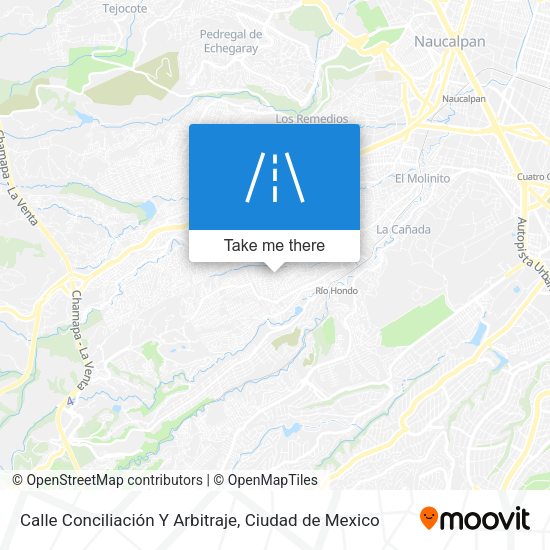 Mapa de Calle Conciliación Y Arbitraje