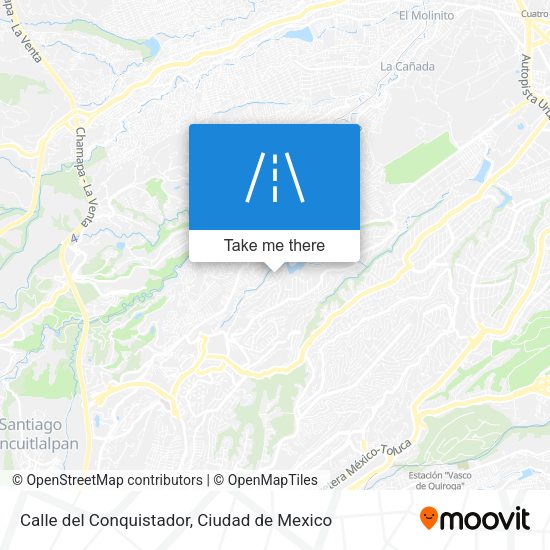 Mapa de Calle del Conquistador