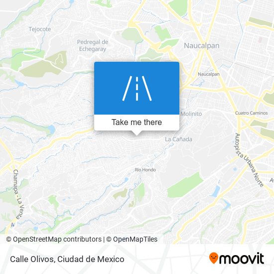 Mapa de Calle Olivos