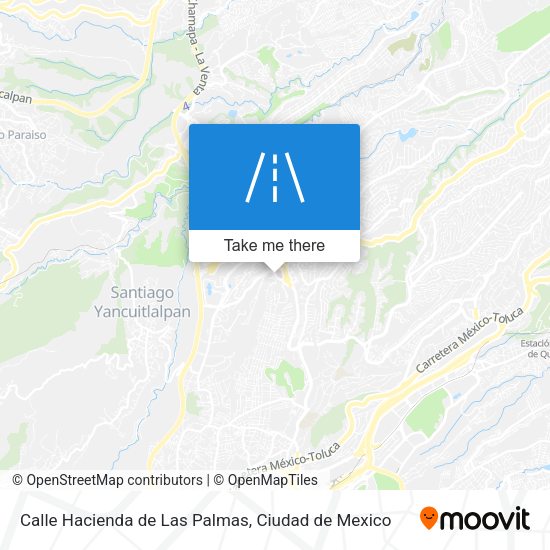 Calle Hacienda de Las Palmas map