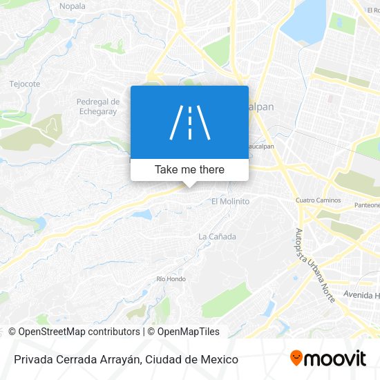 Privada Cerrada Arrayán map