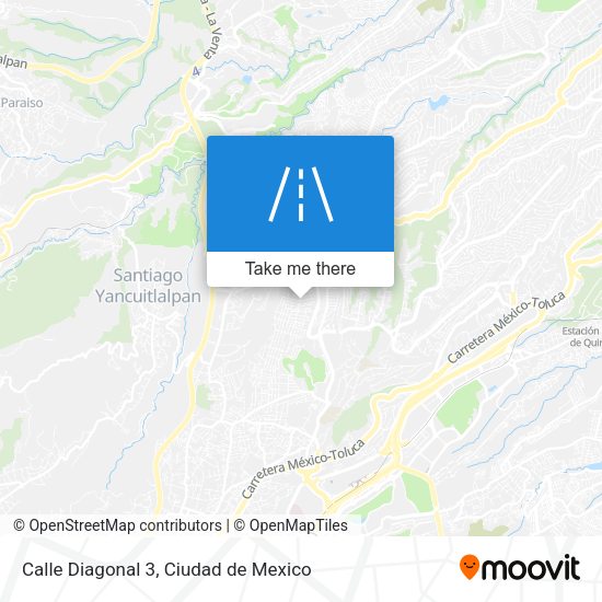 Calle Diagonal 3 map