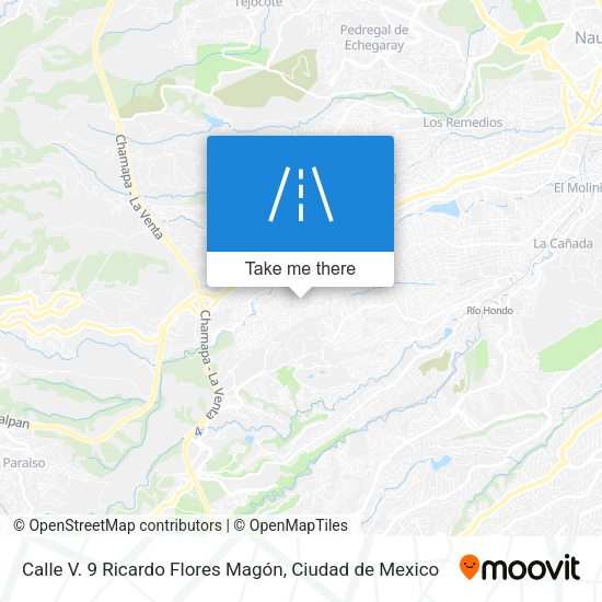 Calle V. 9 Ricardo Flores Magón map