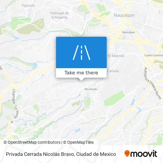 Privada Cerrada Nicolás Bravo map