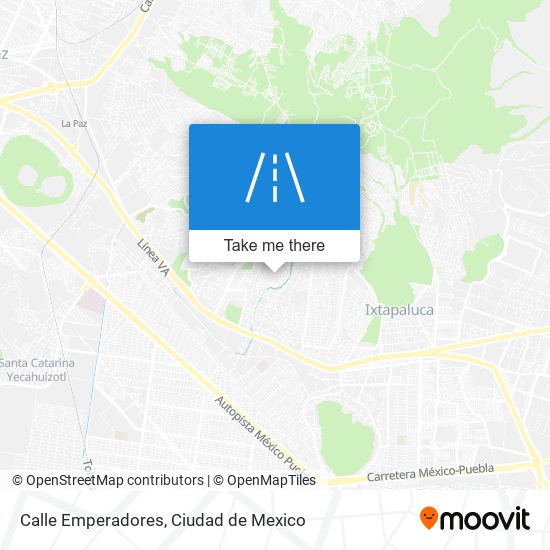 Mapa de Calle Emperadores