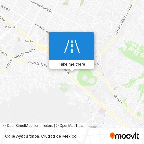 Calle Ayacuitlapa map
