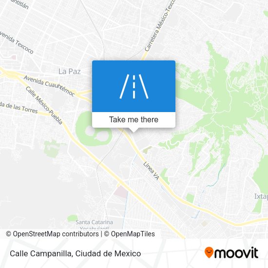 Calle Campanilla map