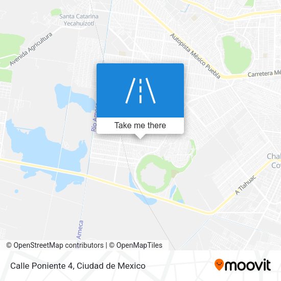 Calle Poniente 4 map