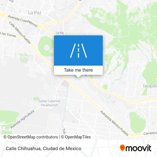Mapa de Calle Chihuahua