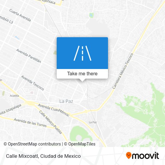 Calle Mixcoatl map
