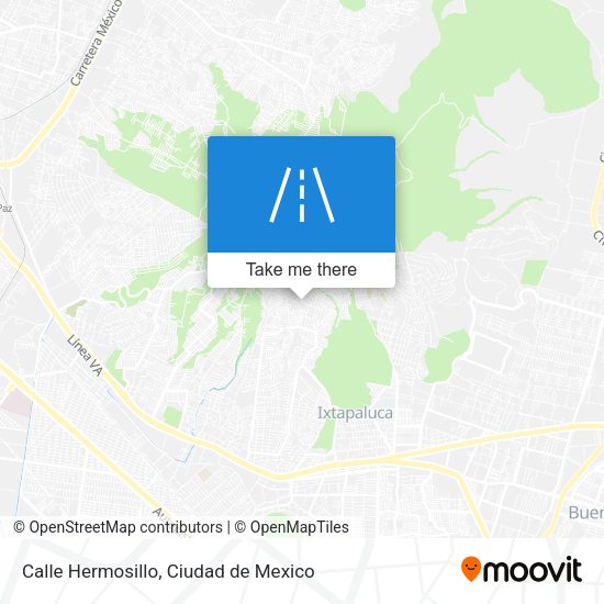 Calle Hermosillo map