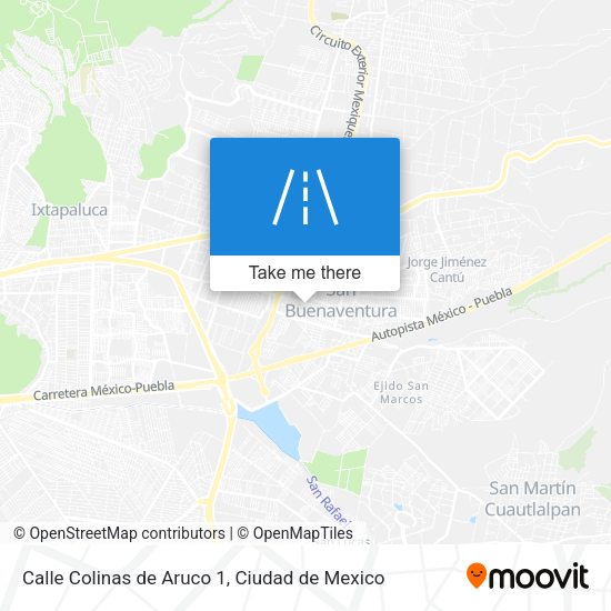 Mapa de Calle Colinas de Aruco 1