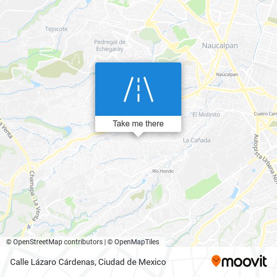 Mapa de Calle Lázaro Cárdenas