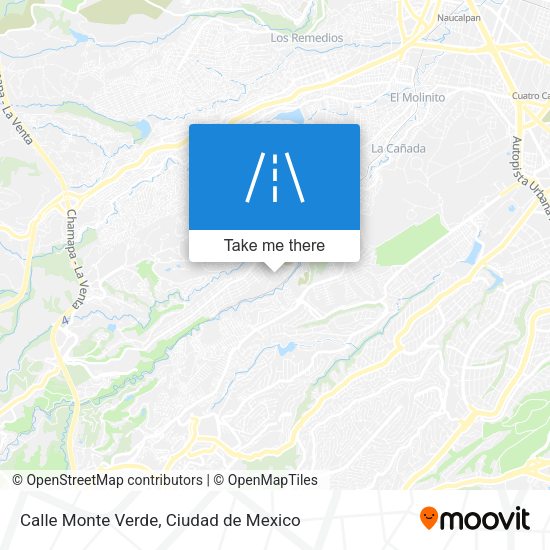 Calle Monte Verde map