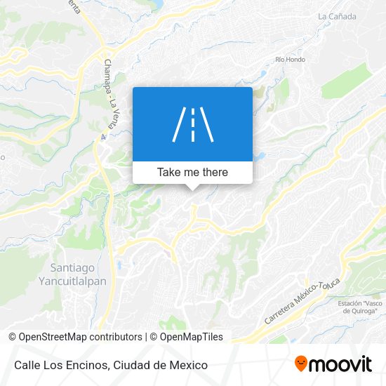 Calle Los Encinos map