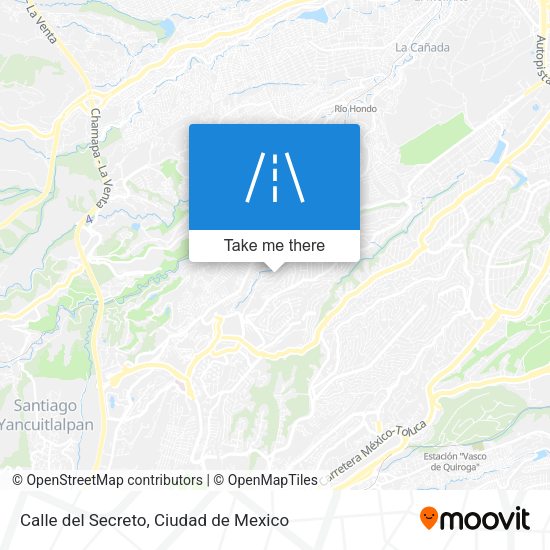 Calle del Secreto map