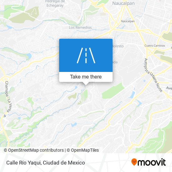 Calle Río Yaqui map