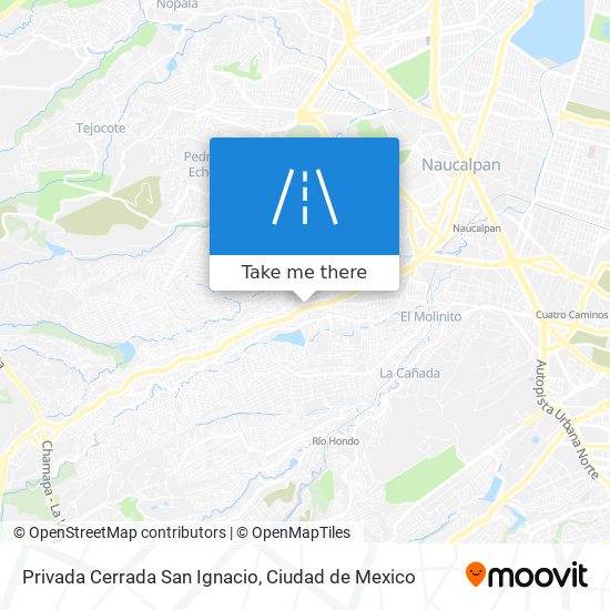 Privada Cerrada San Ignacio map