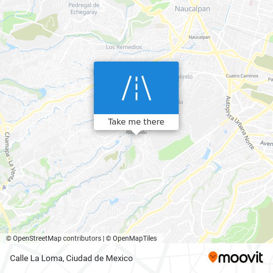 Mapa de Calle La Loma