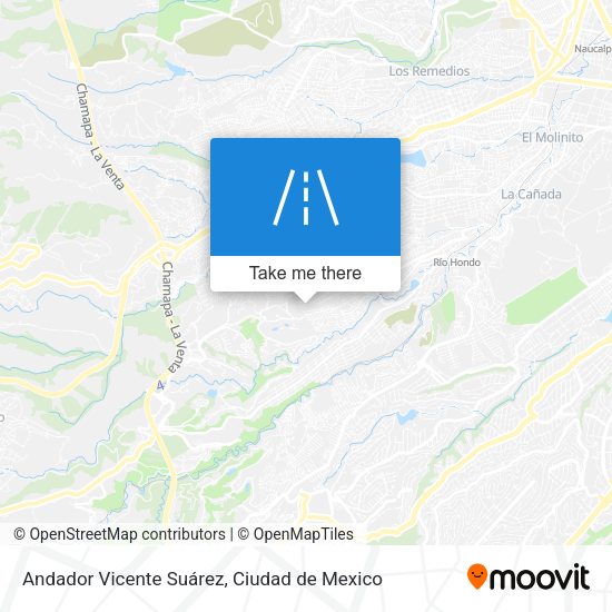 Mapa de Andador Vicente Suárez
