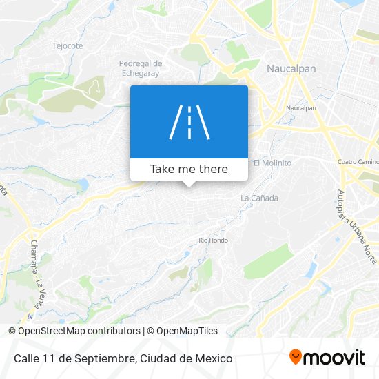 Mapa de Calle 11 de Septiembre