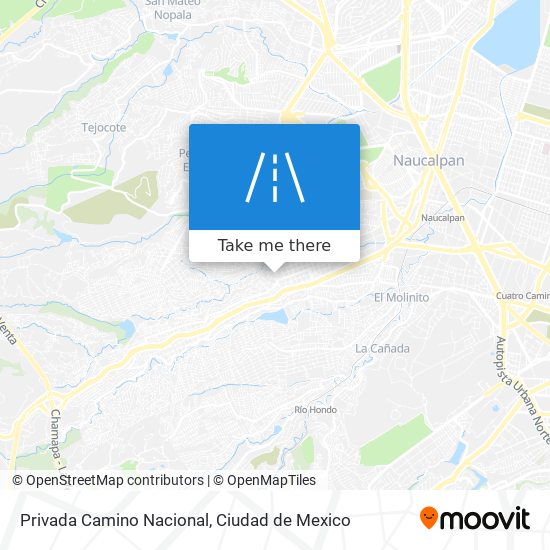 Privada Camino Nacional map