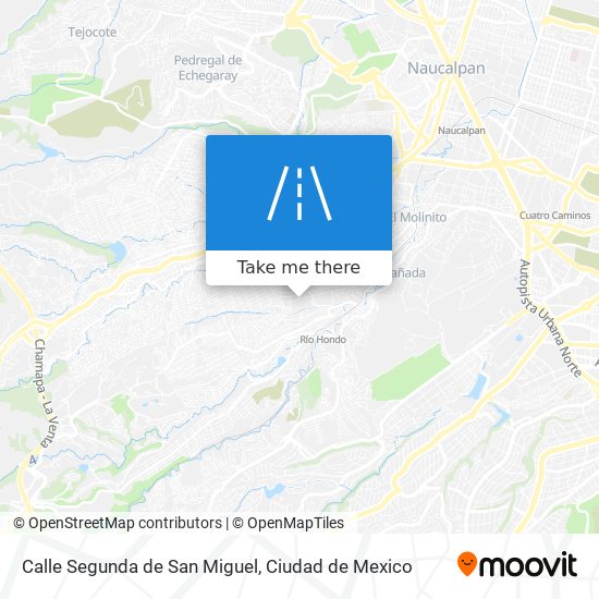 Mapa de Calle Segunda de San Miguel