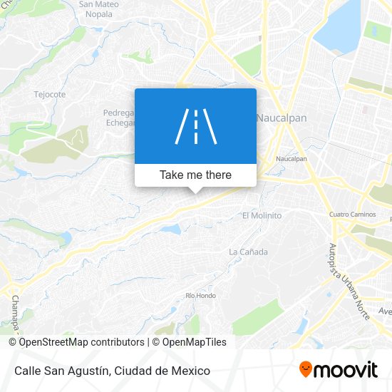 Calle San Agustín map