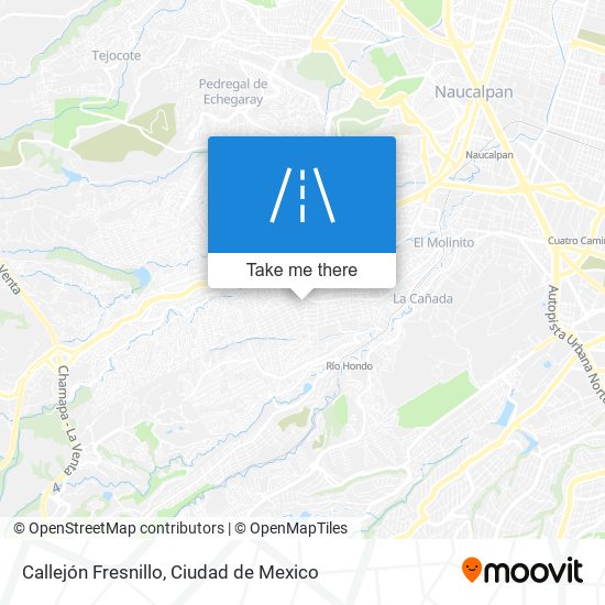 Callejón Fresnillo map