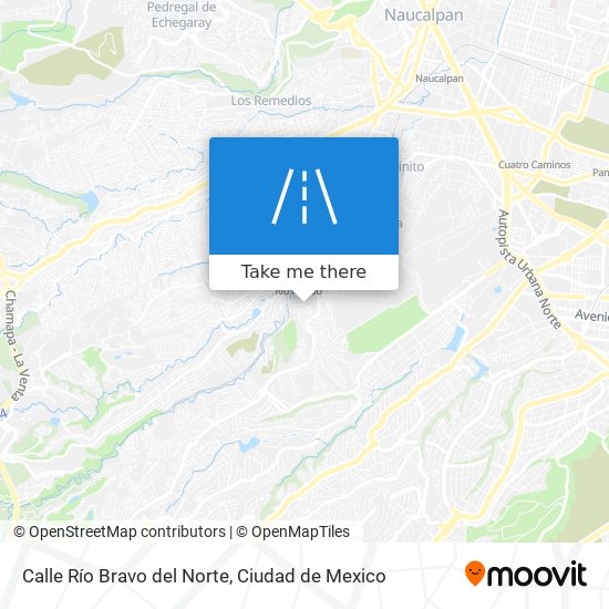 Mapa de Calle Río Bravo del Norte