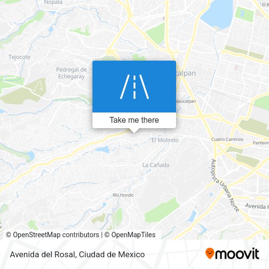 Avenida del Rosal map
