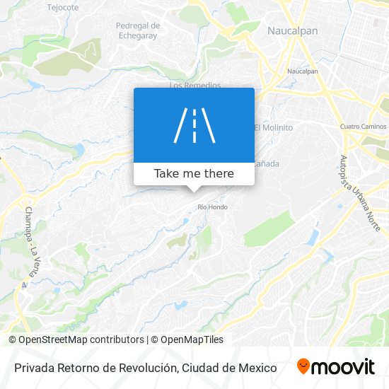Privada Retorno de Revolución map