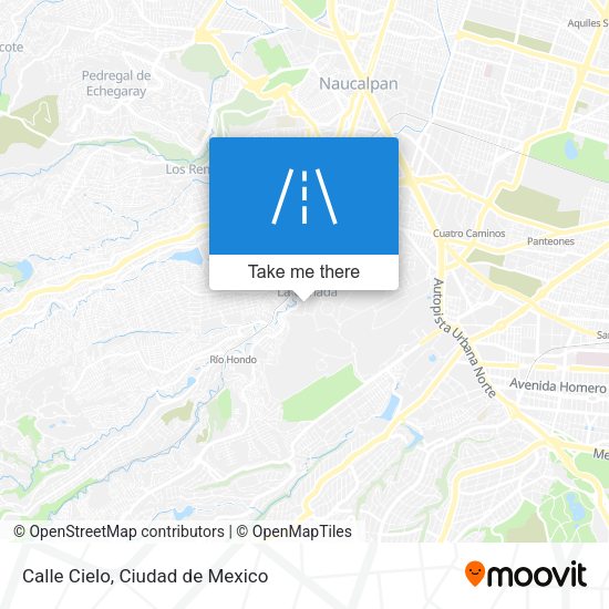 Mapa de Calle Cielo