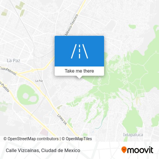 Calle Vizcaínas map