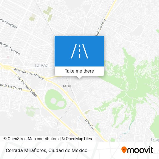 Cerrada Miraflores map