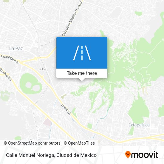 Calle Manuel Noriega map