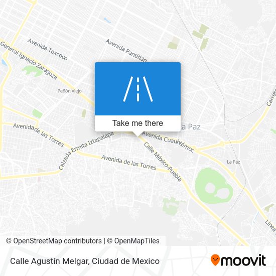 Calle Agustín Melgar map