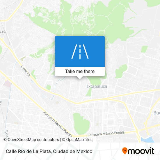 Mapa de Calle Río de La Plata