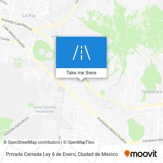 Privada Cerrada Ley 6 de Enero map