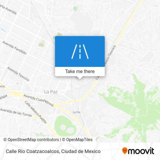 Calle Río Coatzacoalcos map