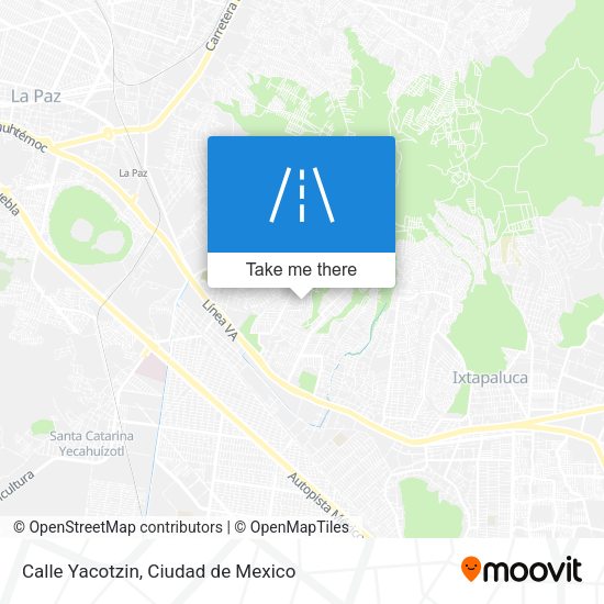 Calle Yacotzin map