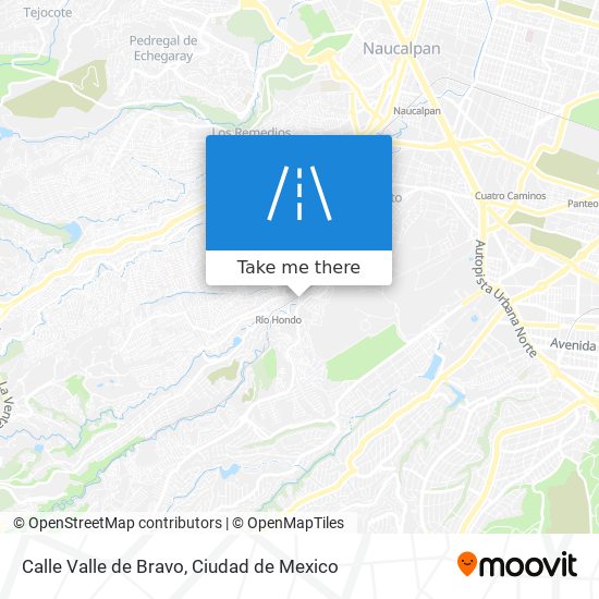 Calle Valle de Bravo map