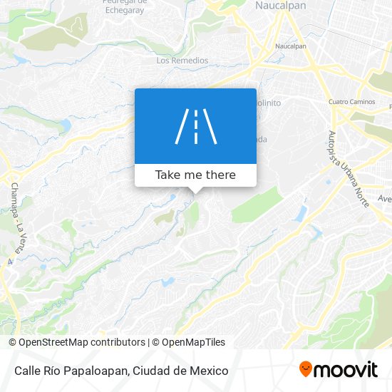 Mapa de Calle Río Papaloapan