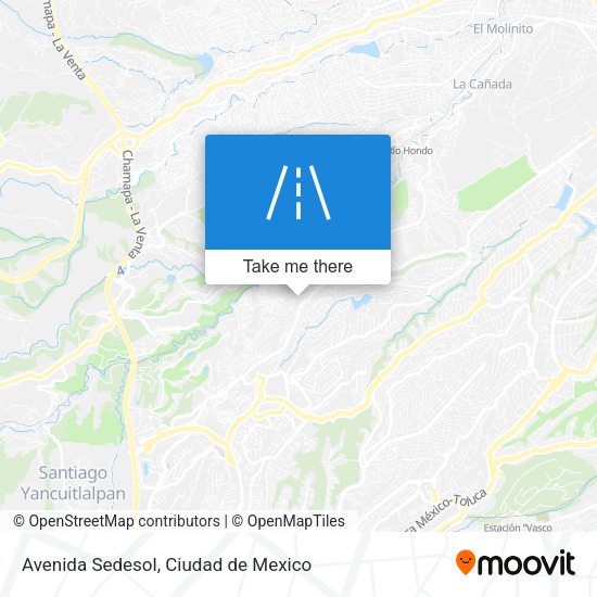 Mapa de Avenida Sedesol