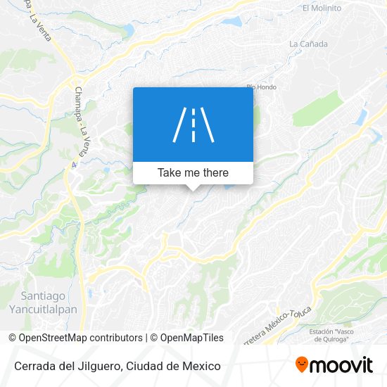 Cerrada del Jilguero map