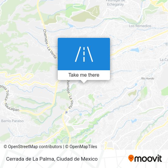 Cerrada de La Palma map